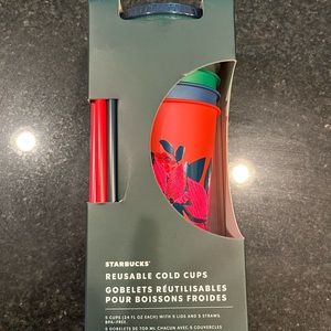 Starbucks holiday plastic cups